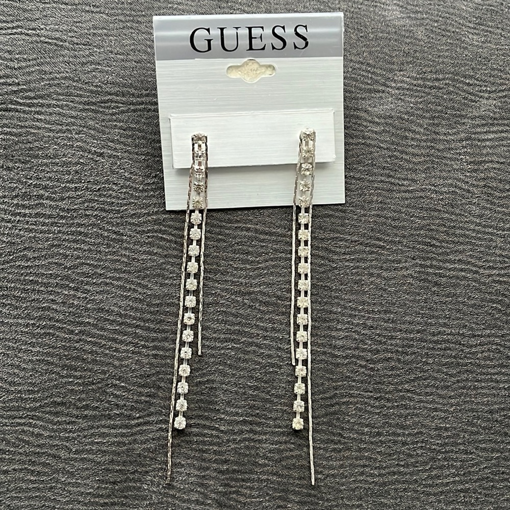 GUESS long stud earrings